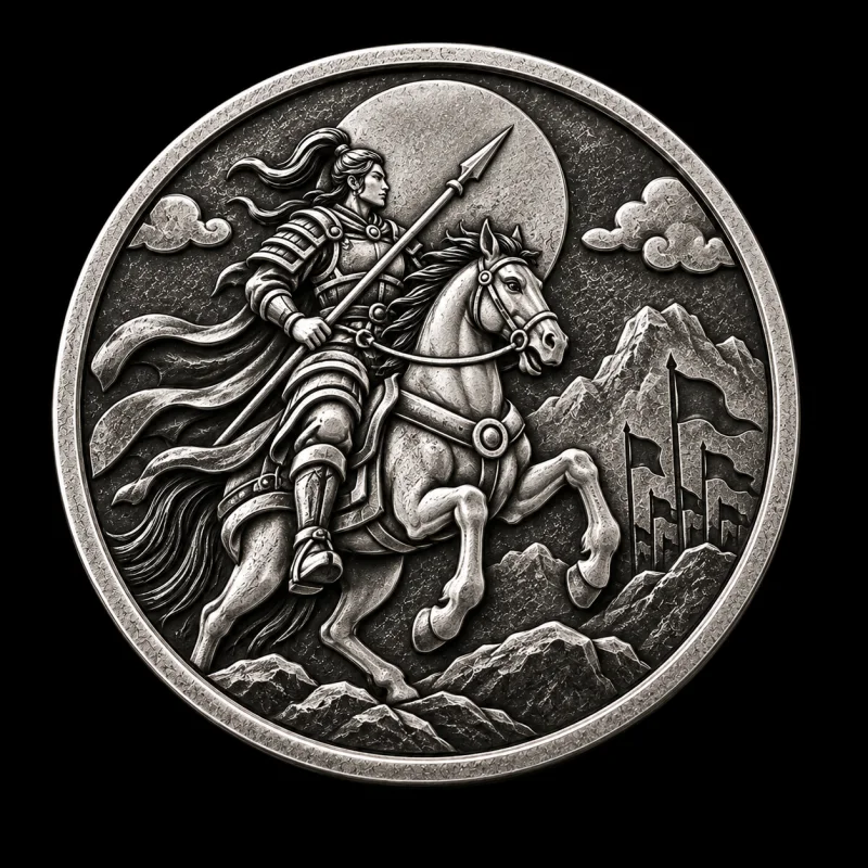 Imperial Vanguard hand-stamped silver coin